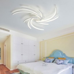 Irregular Linear Flush Mount Ceiling Light Modern Lighting