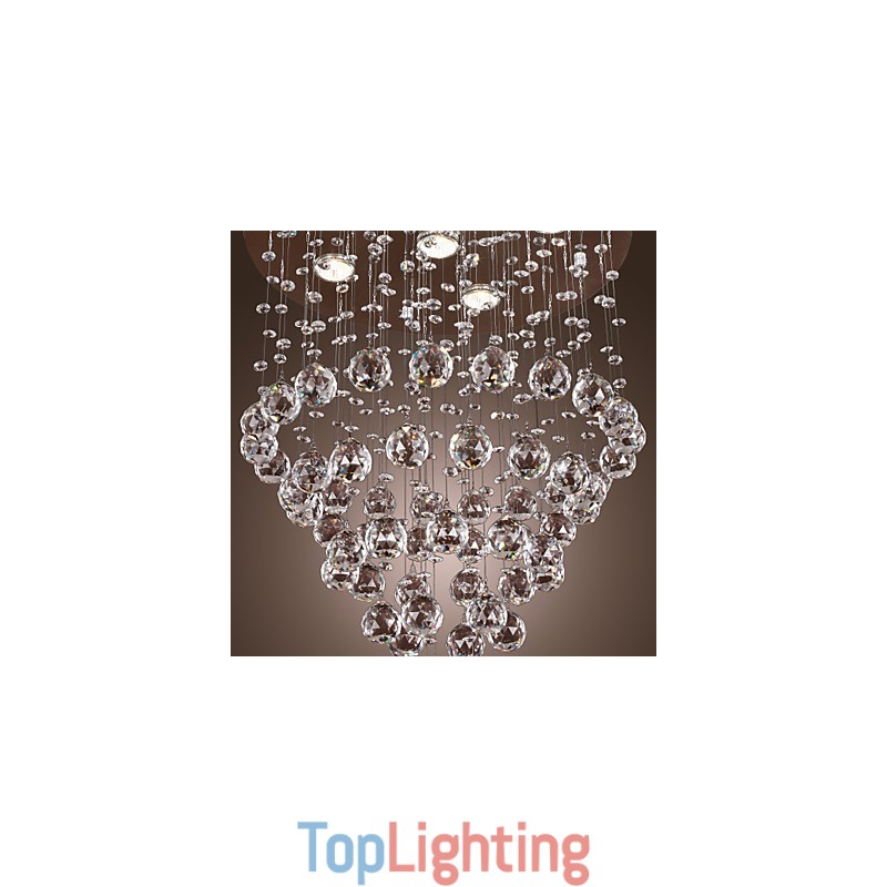 Crystal Chandelier with 5 lightsoque Design (K9 Crystal)
