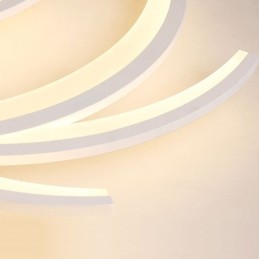 Irregular Linear Flush Mount Ceiling Light Modern Lighting