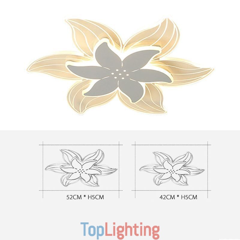 Elegant Flower Flush Mount Ceiling Light Unique Decorative Lighting