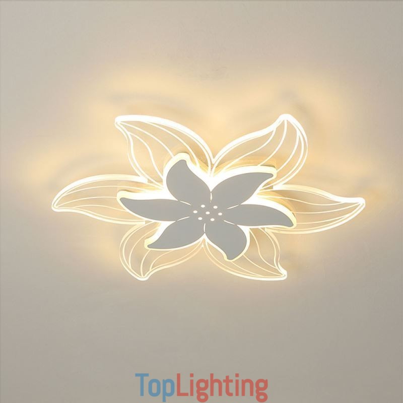 Elegant Flower Flush Mount Ceiling Light Unique Decorative Lighting