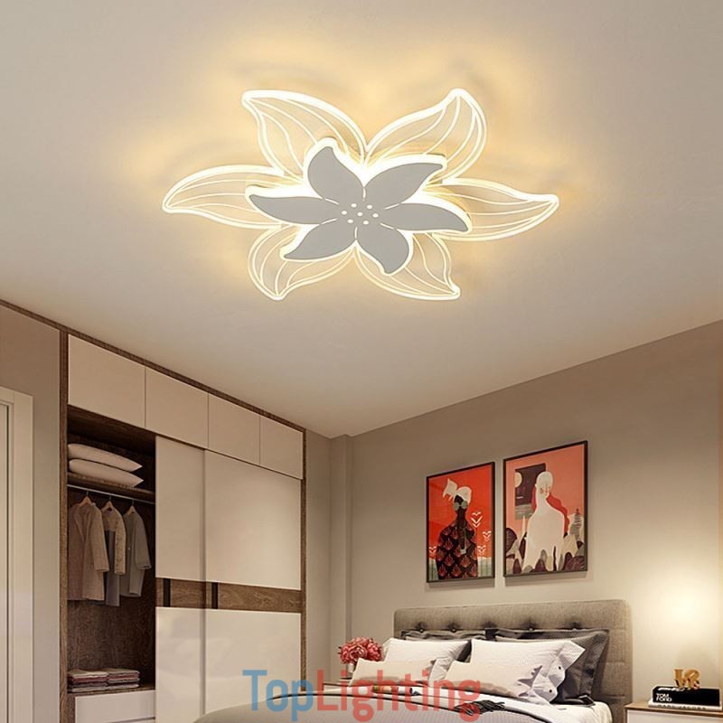 Elegant Flower Flush Mount Ceiling Light Unique Decorative Lighting