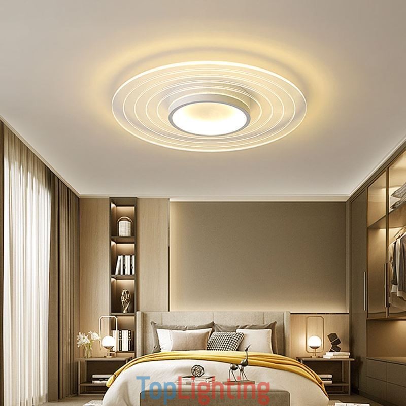 Modern Circular Flush Mount Ceiling Light Minimalist Light Fixture
