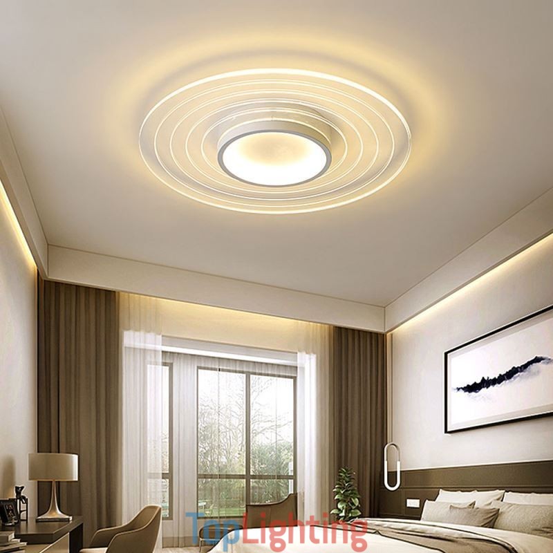 Modern Circular Flush Mount Ceiling Light Minimalist Light Fixture