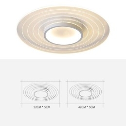 Modern Circular Flush Mount Ceiling Light Minimalist Light Fixture