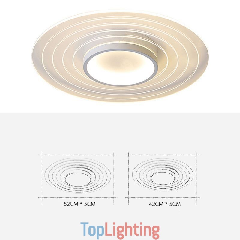 Modern Circular Flush Mount Ceiling Light Minimalist Light Fixture