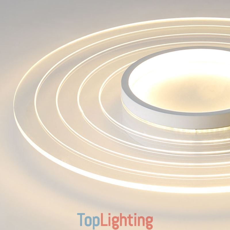 Modern Circular Flush Mount Ceiling Light Minimalist Light Fixture