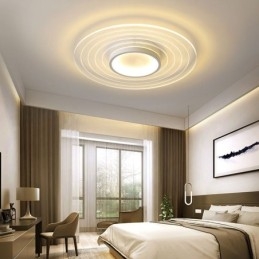 Modern Circular Flush Mount Ceiling Light Minimalist Light Fixture