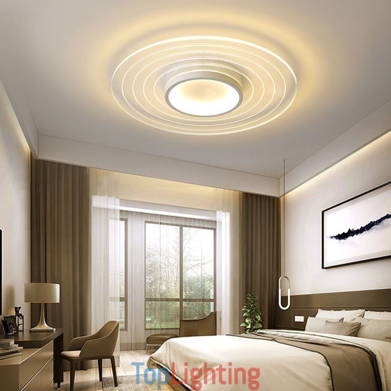 Modern Circular Flush Mount Ceiling Light Minimalist Light Fixture