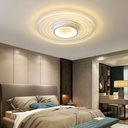 Modern Circular Flush Mount Ceiling Light Minimalist Light Fixture