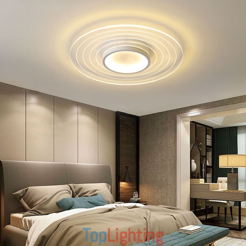 Modern Circular Flush Mount Ceiling Light Minimalist Light Fixture