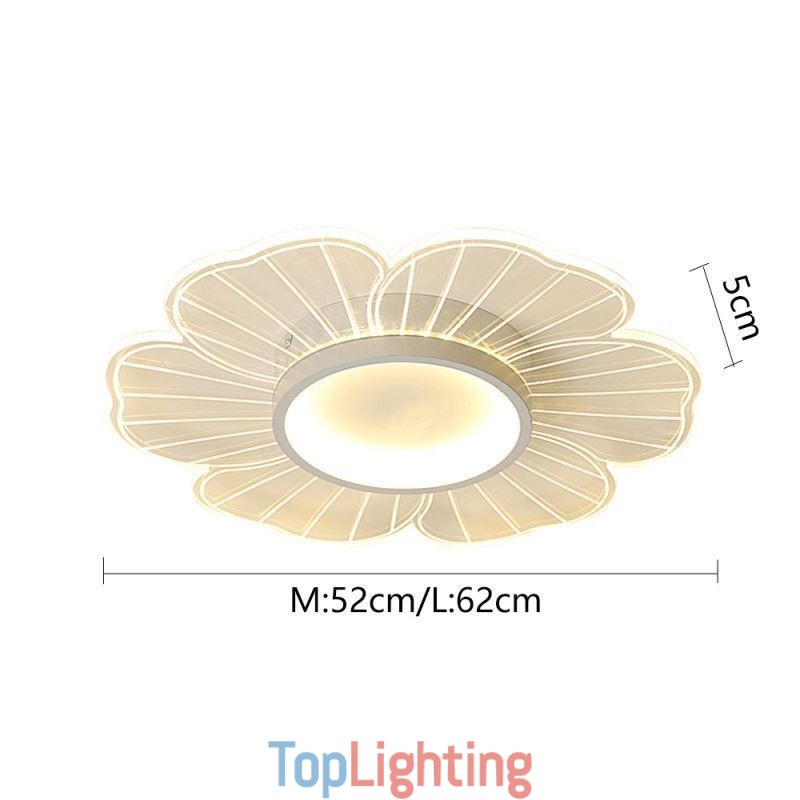 Minimalist Petal Flush Mount Ceiling Light Creative Decoration Lighting