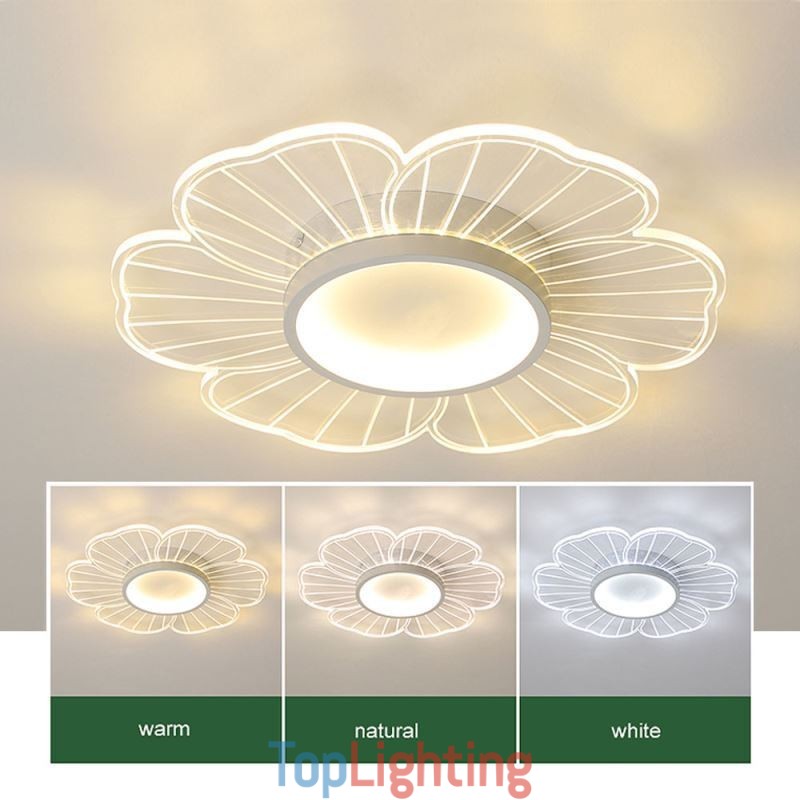 Minimalist Petal Flush Mount Ceiling Light Creative Decoration Lighting