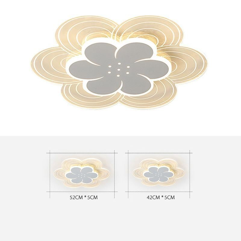 Gorgeous Petal Flush Mount Ceiling Light Minimalist Acrylic Light