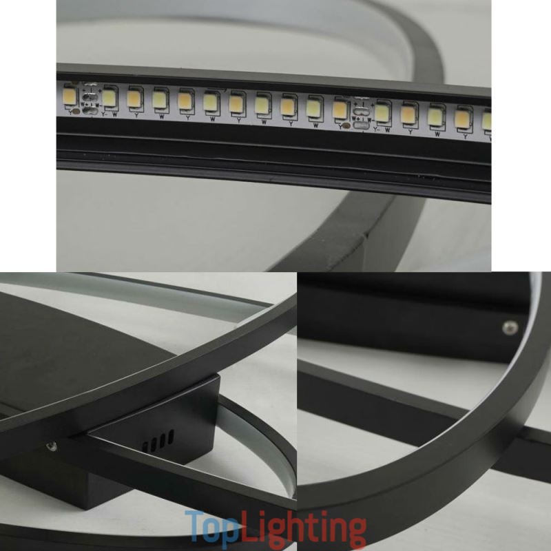 Modern Oval Flush Mount Ceiling Light Acrylic Decorative Light Fixture