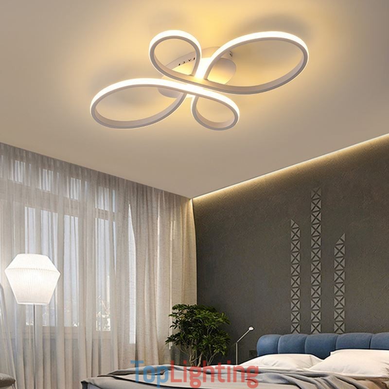 Modern Flush Mount Ceiling Light Flower Design Decorative Lighting