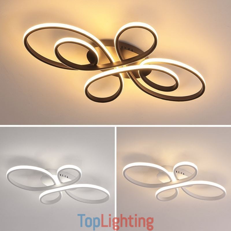 Modern Flush Mount Ceiling Light Flower Design Decorative Lighting