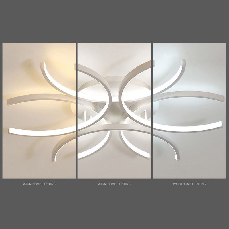 Modern Flush Mount Ceiling Light Silica Gel Decoration Light