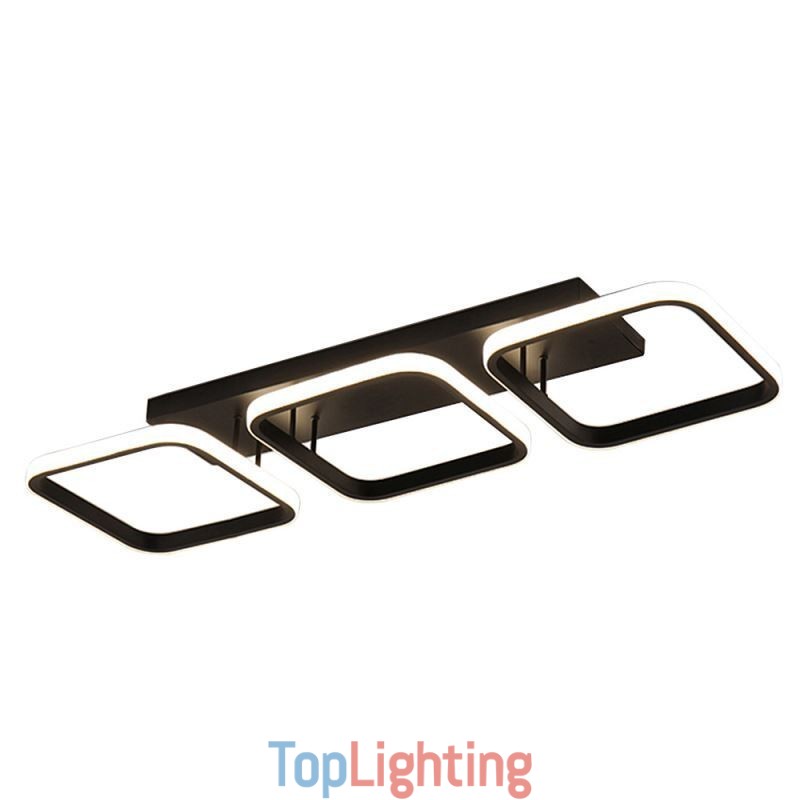 Modern Minimalist Flush Mount Acrylic Square Frame Ceiling Light