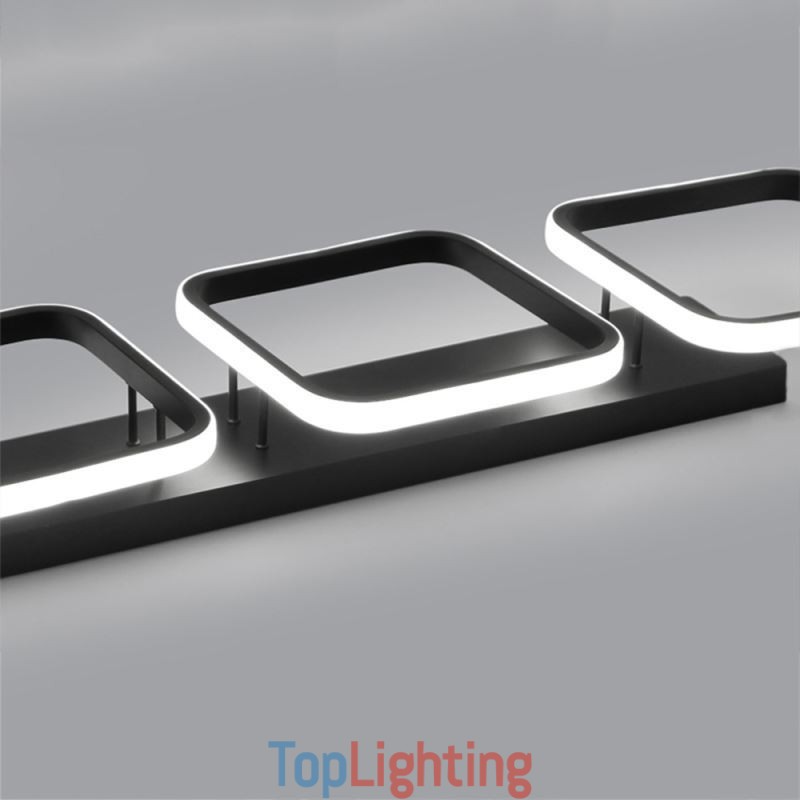Modern Minimalist Flush Mount Acrylic Square Frame Ceiling Light