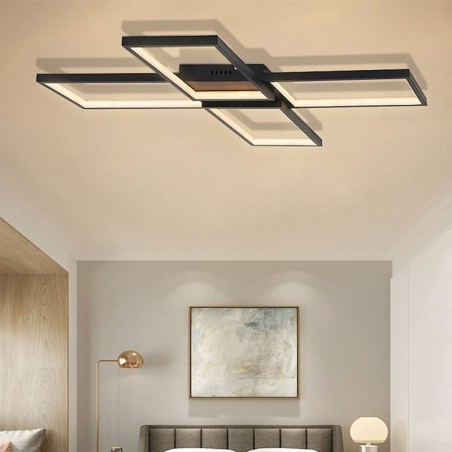 X Shaped Flush Mount Minimalist Acrylic Ceiling Light X Shaped Flush Mount Minimalist Acrylic Ceiling Light