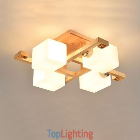 Nordic Flush Mount Ceiling Light Creative Warm Solid Wood Light Nordic Flush Mount Ceiling Light Creative Warm Solid Wood Light