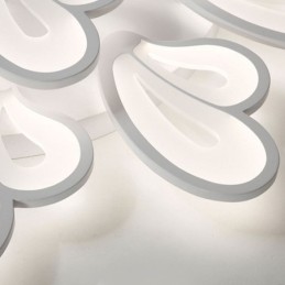Modern Simple Flush Mount Acrylic Petal Shape Ceiling Light