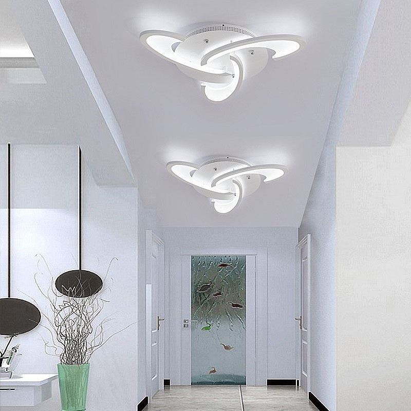 Modern Simple Flush Mount Acrylic Windmill Ceiling Light