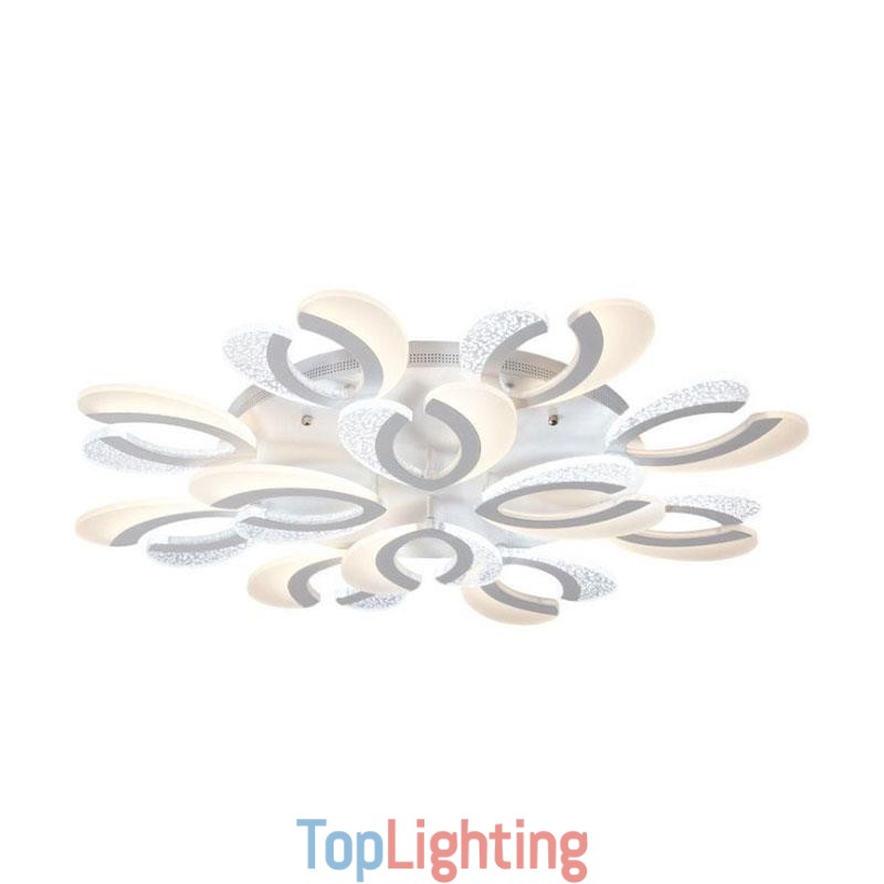 Modern Simple Flush Mount Acrylic Heart Shape Ceiling Light