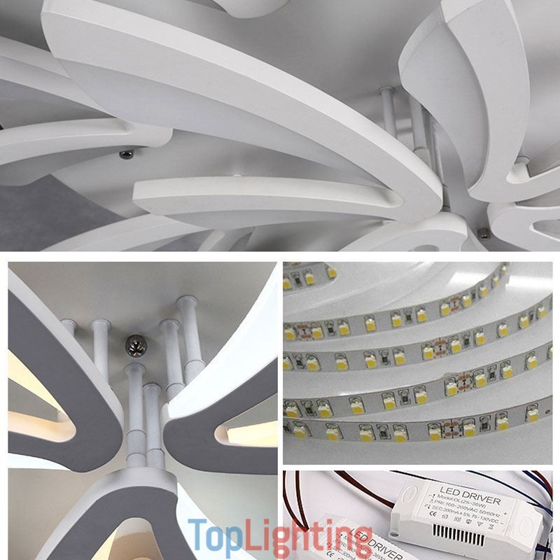 Modern Dandelion Flush Mount Simple Ceiling Light
