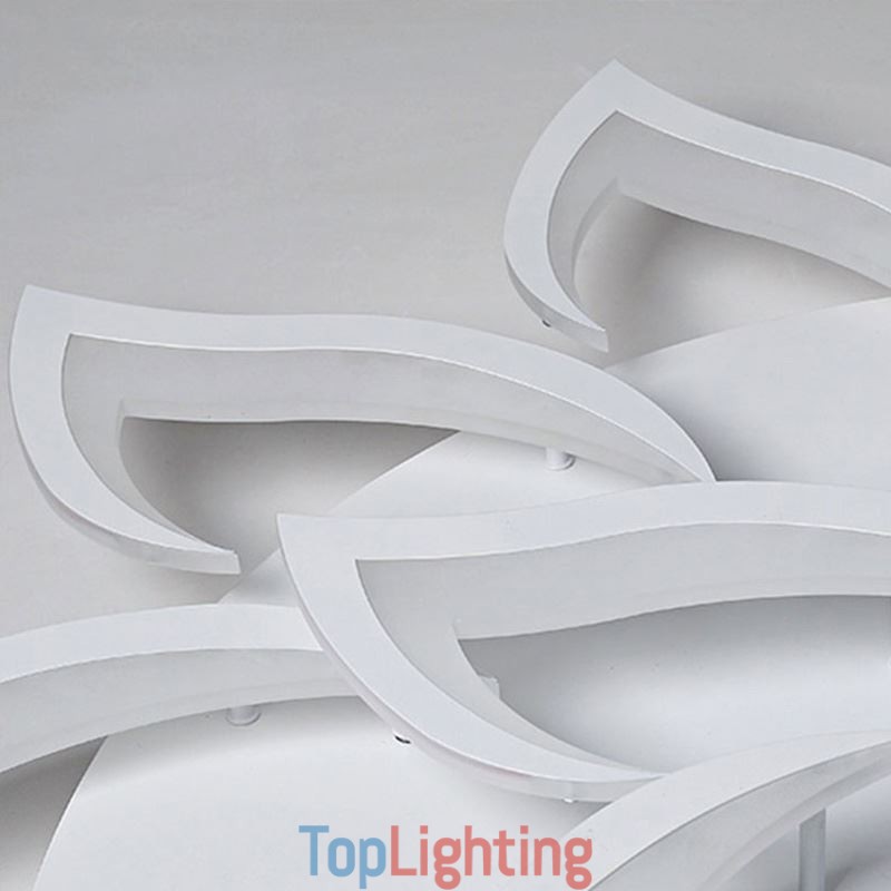 Modern Simple Flush Mount Acrylic Sunflower Shaped Ceiling Light