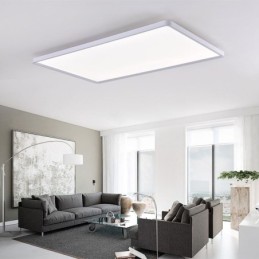 Nordic Panel Light Flush Mount Super Thin Lamp White Ceiling Light