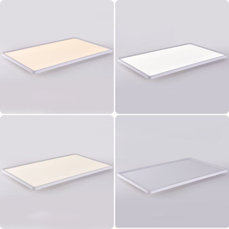 Nordic Panel Light Flush Mount Super Thin Lamp White Ceiling Light