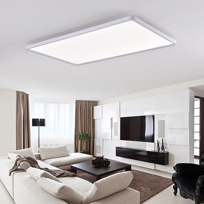 Nordic Panel Light Flush Mount Super Thin Lamp White Ceiling Light