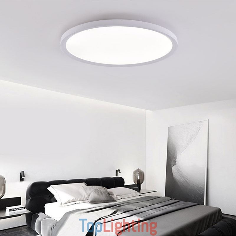 Nordic Round Flush Mount Super Thin Ceiling Light Aluminum Roung Lamp Lighting