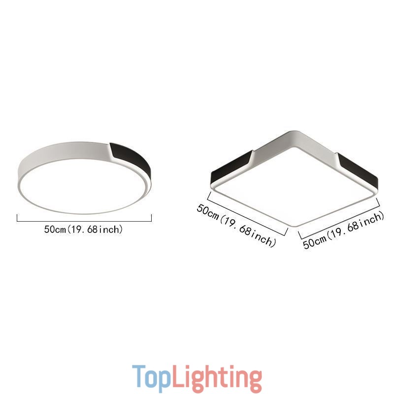 Modern Simple Flush Mount Circular Ceiling Light