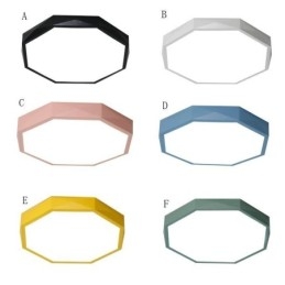 Modern Flush Mount Special Hexagon Design Ceiling Light Ultra Thin Lamp Light