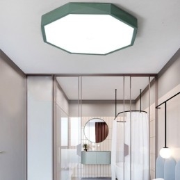 Modern Flush Mount Special Hexagon Design Ceiling Light Ultra Thin Lamp Light