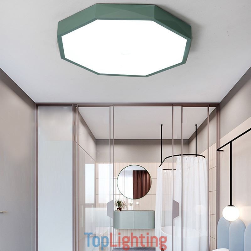 Modern Flush Mount Special Hexagon Design Ceiling Light Ultra Thin Lamp Light