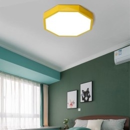 Modern Flush Mount Special Hexagon Design Ceiling Light Ultra Thin Lamp Light