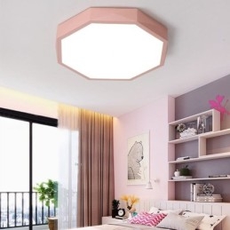 Modern Flush Mount Special Hexagon Design Ceiling Light Ultra Thin Lamp Light