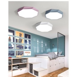 Modern Flush Mount Special Octagon Design Ceiling Light Ultra Thin Lamp Light
