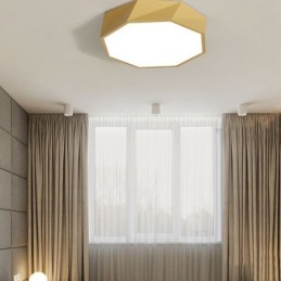Modern Flush Mount Special Octagon Design Ceiling Light Ultra Thin Lamp Light