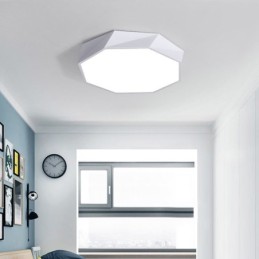 Modern Flush Mount Special Octagon Design Ceiling Light Ultra Thin Lamp Light