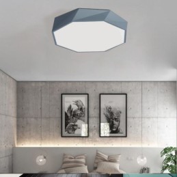 Modern Flush Mount Special Octagon Design Ceiling Light Ultra Thin Lamp Light