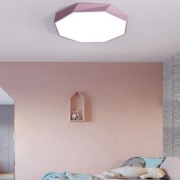 Modern Flush Mount Special Octagon Design Ceiling Light Ultra Thin Lamp Light