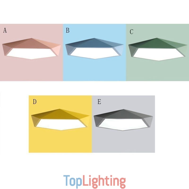 Modern Flush Mount Diamond Design Ceiling Light Ultra Thin Home Lighting Light