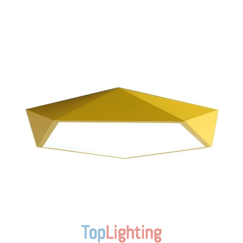 Modern Flush Mount Diamond Design Ceiling Light Ultra Thin Home Lighting Light