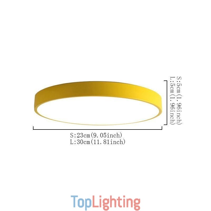 Modern Flush Mount Round Ceiling Light Ultra Thin Home Lighting Light