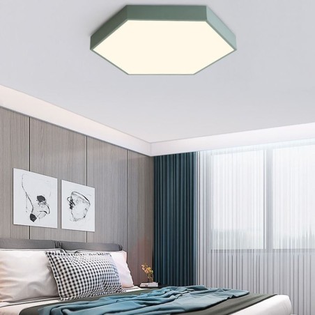 Contemporary Simple Flush Mount Hexagon Ceiling Light Contemporary Simple Flush Mount Hexagon Ceiling Light